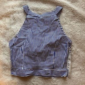 Striped crop top